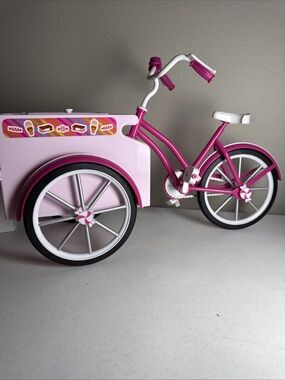 My life bicycle ice cream cart 18” doll